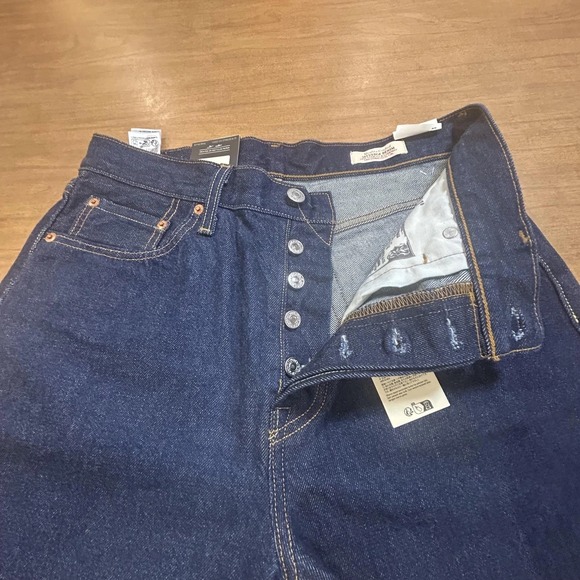 Levi's Other - Levis 501 Original Jeans Mens 29x30 Blue Selvedge Button Fly Straight Denim NWT